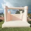 Hurtownia 4x4m 13,2 stóp biały pvc Bounce House Jumping Sprężony zamek nadmuchiwane zamki Bolek na wesele imprezę 0010