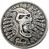 HB36 Hobo Morgan Dollar crâne zombie squelette copie pièces de monnaie en laiton artisanat ornements décoration de la maison accessoires 225N