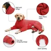 Dog Apparel Winter Pajamas Pet Clothes For Big Dogs Pyjama Puppy Jumpsuit Small Medium Large Sleeping Wear Warm Clothing Coat