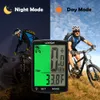 LIXADA Wireless Bike Computer Multi Functional LCD Screen Bicycle Computer Mountain Bike Speedometer Odometer IPX6 Waterproof 240301