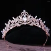 Pinces à cheveux DIEZI Baroque luxe AB cristal mariée diadème couronne femmes Vintage mode mariée reine bandeaux bijoux accessoires de mariage