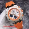 Lastest AP Leisure Wrist Watch Royal Oak Offshore Series 26217BC Chronograph Men's Vip Limited To 12 Pieces Of 18K White Gold Material