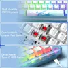 -Tastiera da gioco meccanica RGB sostituibile Pudding Keycap TKL Tastiera per computer cablata al 60% per PC portatile da ufficio 240304