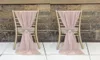 Enable Destop Garden Formal Wedding Chair Cover Back Sashes Romantic Oceanfront Flower Banquet Decor Bow Christmas Birthday Chair 5208897