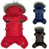 High Qulaity Dog Puppy Winter Jacket Coat USA AIR FORCE Clothes Pets Animals Cat Hoody Warm Jumpsuit Pants Apparel Y200330203i