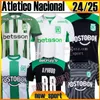 24 25 Atletico Nacional voetbalshirts J.Duque DA COSTA 2024 2025 atletico jersey 2023 Heren D.Pabon Jarlan thuis weg voetbalshirts nieuwe sportuniformen Top Thailand