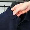 2024 Primavera Nuova Polo da uomo in cotone 100 Polo colletto ricamato a maniche lunghe coreano marchio di lusso moda casual tendenza abbigliamento da uomo 240313