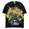 Warren Lotas trendiges, lockeres T-Shirt, großes, schnell trocknendes Hip-Hop-Kurzarm-Top