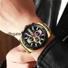 Relógio esportivo masculino curren moda relógio de quartzo aço inoxidável lazer relógio de negócios relógio masculino relojes