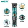 VGR Hair Trimmer Cordless Hair Cutting Machine Electric Hair Clipper Barber Haircut IPX7 Waterproof Zero Cutting Machine V-961 240301