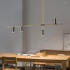 Lampadari di lusso LED orientabili Lampadario lineare contemporaneo Cucina moderna Isola Sala da pranzo Soggiorno Decorazione della casa