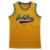 Biggie Smalls Jersey 72 Badboy Basketball Jerseys Mens Sports Shirt Movie Cosplay Clothing Us Size SXXXL GUL 240306
