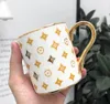 All-Match-personalisierte trendige leichte Luxus-Tasse mit Goldgriff, Keramiktasse, Geschenk, Büro, Kaffeetasse, Hochzeitstassen