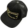 Design guldbrev broderi mode kepsar manliga hiphop rese visir mesh manlig kvinnlig kors punk baseball hattar senaste212a