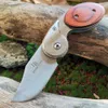 Camping Hunting Knives Colorful Mini Foldable Pocket Knife For Outdoor Survival Portable Small Box Knife With 440C Steel Blade And Strap Clip 240315