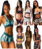 21 Stijl Brief Designer Badmode Dames Bikini Set Mouwloos Vest Tanks Shorts Zwempak Mode 2-delige outfits Zomer Swim2033773