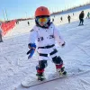 Suits Winter Kids Ski Tulum Su geçirmez kız bebek tek parça Snowsuit Açık Spor Çocukları Snowboard Dağlık Dağ Giysileri