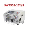 Machine de découpe et dénudage de fil JE2S SWT508-JE2, écran tactile à commande automatique par ordinateur, 0.1-10 mm2 AWG7-AWG28 220V/110V