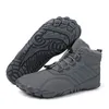 Boots Shoes Men 326 Walking Winter Waterproof Snow Barefoot Ankle 36-46 Par utomhus vandring päls varm plysch 687