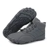 Boots Shoes Men 326 Walking Winter Waterproof Snow Barefoot Ankle 36-46 Couple Outdoor Hiking Fur Warm Plush 687