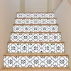 Autocollants 24 styles style européen autocollant d'escalier carrelage d'escalier décoration autocollant mural bâton de pelage imperméable amovible art stickers muraux