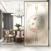 Films No Glue Privacy Windows Film Decorative Chinese Classical Painting Stained Glass Static Cling Frosted Window Stickers 03