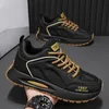 Men Basketball Shoes high cut leather trendy shoes and sneakers Coffee Black Beige With Box