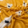 セット冬のフランネル暖かい柔らかいフィットシートダストカバープロテクターユニバーサルマットレスカバー濃厚なストライプ花印刷ベッドシート
