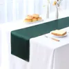 10pc Satin Table Runners For Home Banquet Wedding Party Supplies Dining Runner Decoration chemin de table Multicolor 240307