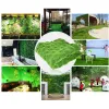 Gramado 1m * 1m tapete de palha de páscoa verde artificial gramado falso casa jardim musgo piso casa diy decoração de casamento grama
