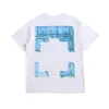 Hommes T-shirts Designer T-shirt Luxe Offes Lettre Imprimer Vêtements Chemises blanches Femmes Lâche T-shirts à manches courtes Homme Casual Coton Chemise Sweatshirtsoff Hommes T-shirts