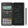 Calculatrice scientifique solaire avec bloc-notes LCD, 417 fonctions, professionnelle, Portable, pliable, pour étudiants, mise à niveau 240227