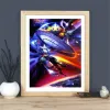 Stitch Star Spaceship 5D DIY Diamond Embroidery Painting Outer Space Landscape Full Square Round Cross Stitch Art Mosaic Home Decor