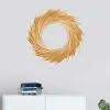 Spiegels Rotan Innovatieve kunstdecoratie Ronde make-upspiegel Dressing Badkamer Muur Hangende spiegels Ambachtelijke badkamer Foto Props Gereedschap