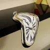 2019 New Novel Surreal Melting Distorted Wall Clocks Surrealist Salvador Dali Style Wall Watch Decoration Gift Home Garden 1008263F