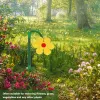 Sprinklers Garden Sprinkler Flower Shape Crazy Whirling Yard Sprinklers 720 Degrees Rotating Funny Colorful Dancing Daisy Lawn Watering