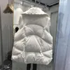 Kadın Yelekleri Aşağı Kaplar Giyim Palto Büyük Yakası Toka Delek Sıcak Yelek Siyah Beyaz Chaleco Mujer 2024 Kadın Ceket Üstleri