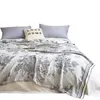 Comforters Set Bamboo Fiber Filt Gaze Handduk Vuxen Summer Thin Summer Cool Quilt YQ240313