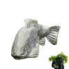 Sculture Statua di pesce Palo da giardino Decorazione del giardino Figura di pesce galleggiante Scultura Figura di pesce artificiale di carpa galleggiante giapponese per