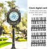 Acessórios de relógios 6pcs DIY relógio numerais árabe e romano fonte de reparação