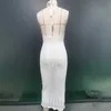 Ropa de baño Vestido de playa para mujer Traje de verano para mujer cubierto Nuevo Color sólido Bikini de punto sexy con recortes de poliéster Traje de baño para mujer 2024 deportes acuáticos 240311