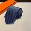 Cravates de haute qualité Cravates de luxe Hommes Designer Cravate à la main en soie tricotée Cravate d'affaires Cravate Cravates Marque Boîte Cadeau L240313