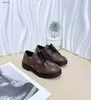 New baby leather shoes designer DRESS kids Sneakers Size 26-35 Box protection Logo pattern printing Child casual shoes 24Mar