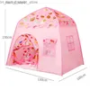 Zabawne namioty zabawki Dzieci namiot Baby Princess Playhouse Super duży pokój Cring Indoor Outdoor Tent Castle Princess Living Game Q231220 L240313