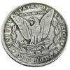 US 1896-P-O-S Morgan Dollar versilberte Kopiermünzen, Metallhandwerksstempel, Herstellungsfabrik 208h