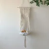 Tapetes pendurados cama de gato rede macrame pet balanço cama corda de algodão artesanal gatinho casa borla cesta tapeçaria boho parede celling decoração