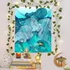 Tapestries Summer Blue Sea Tapestry Wall Hanging For Bedroom Surf Bohemain Aesthethic Room Decor Beach Handduk