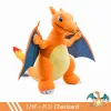 جيب أنيمي بالجملة كبيرة التنين النيران الأساسي والإصدار التطوري Fire Dragon Plush Toys Children's Games Games Decoration Decoration