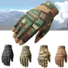 Handskar Taktiska handskar Militär full finger airsoft paintball stridsjakt handskar män armé camo cs motorcykel vandring skyddande handske