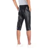 Men's Shorts 2024 Fashion Leather PU Travel And Leisure